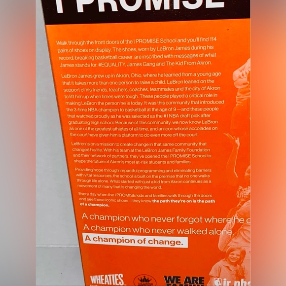 Lebron James Unopened Collectible Wheaties Box Limited Edition Champion Year - Picture 5 of 5